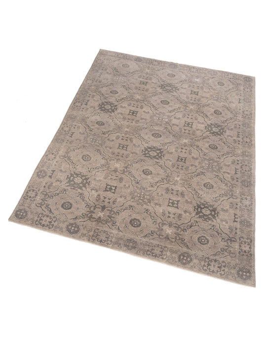 Andalusia Gray Green 8.11x119 Hand Knotted Rug