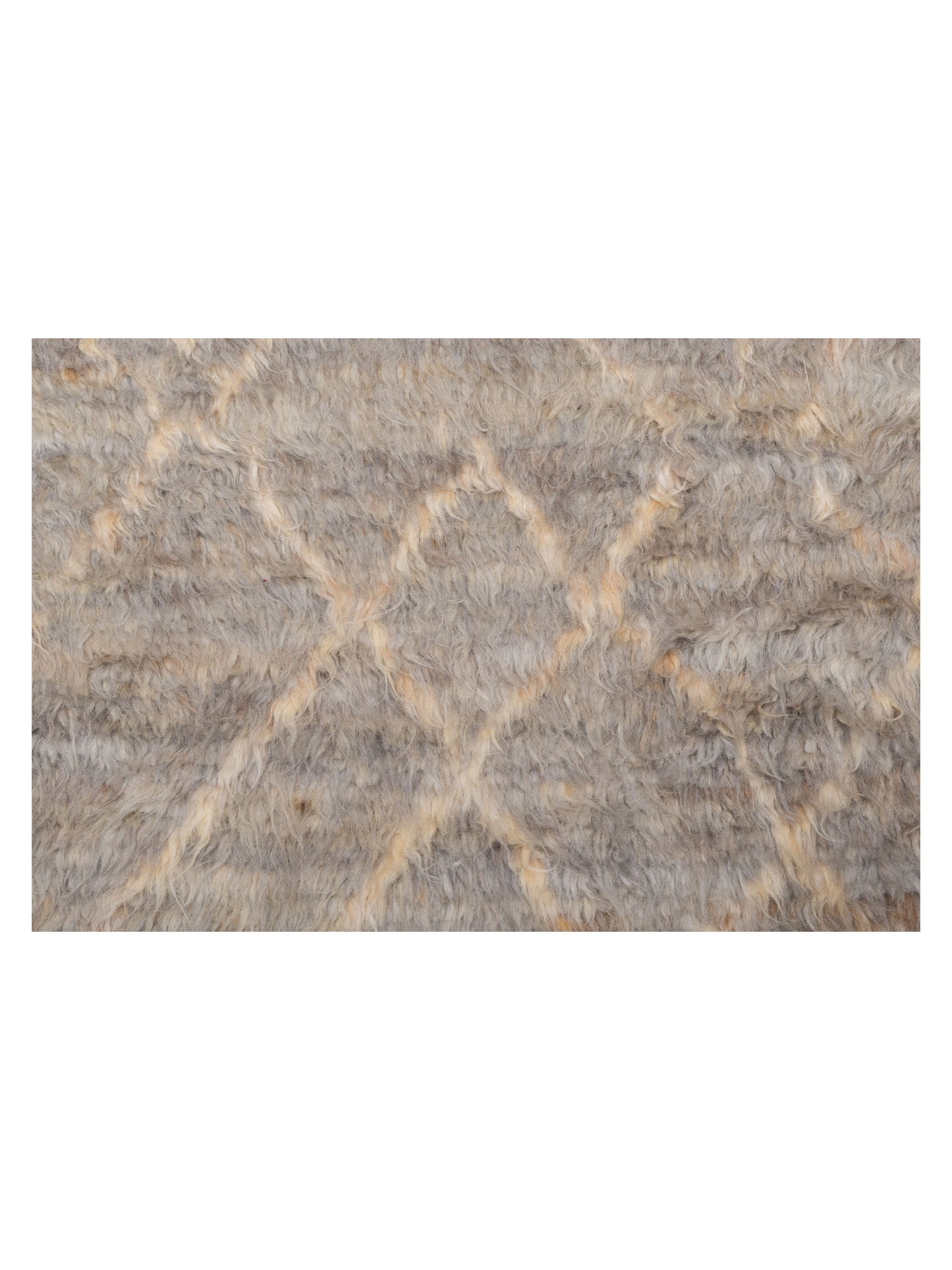 Baskra Silver Ivory 10.3x14.4 Hand Knotted Rug