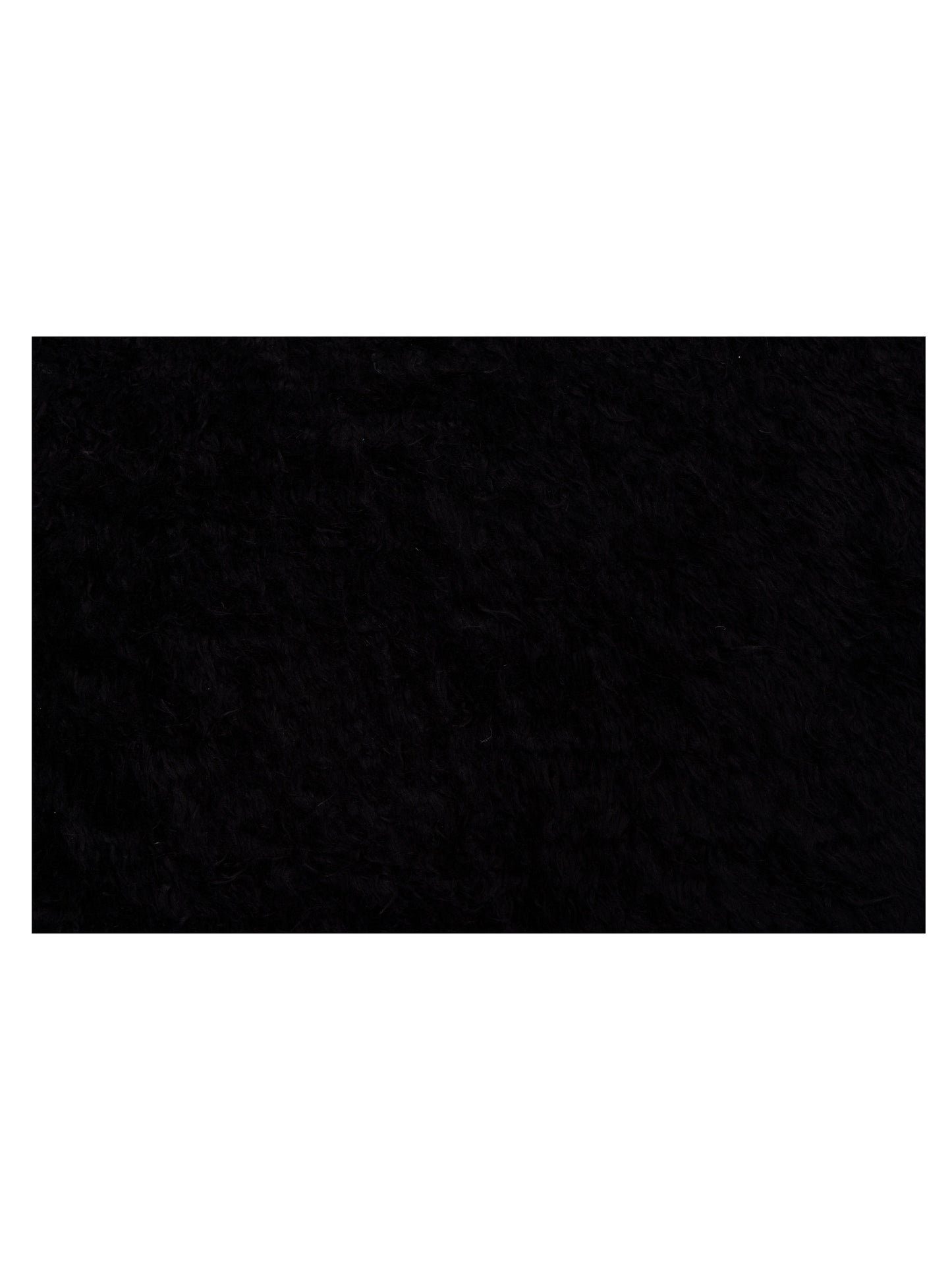 Baskra Black Black 11.9x15.2 Hand Knotted Rug