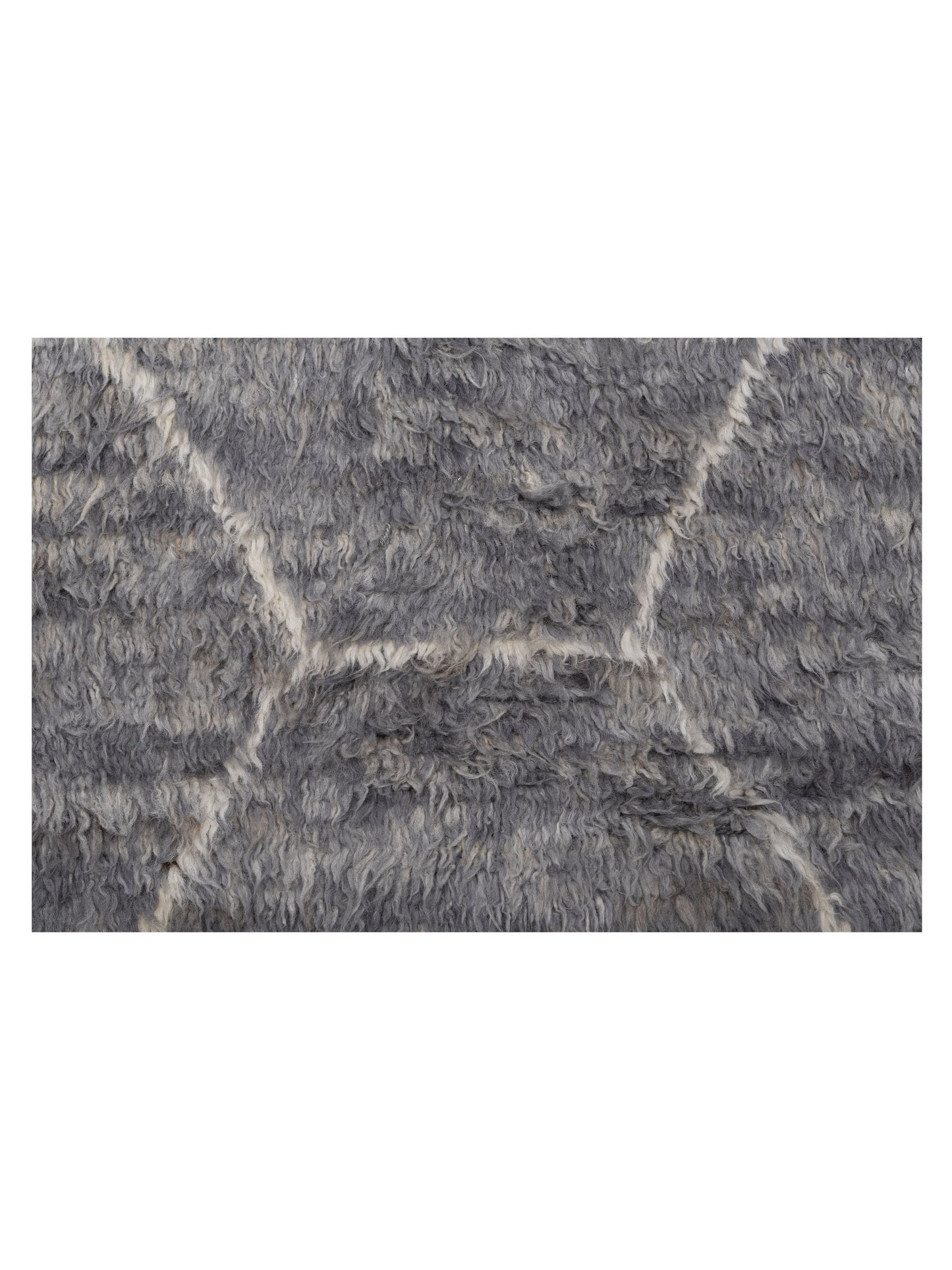 Baskra Gray Ivory 8.10x11.9 Hand Knotted Rug