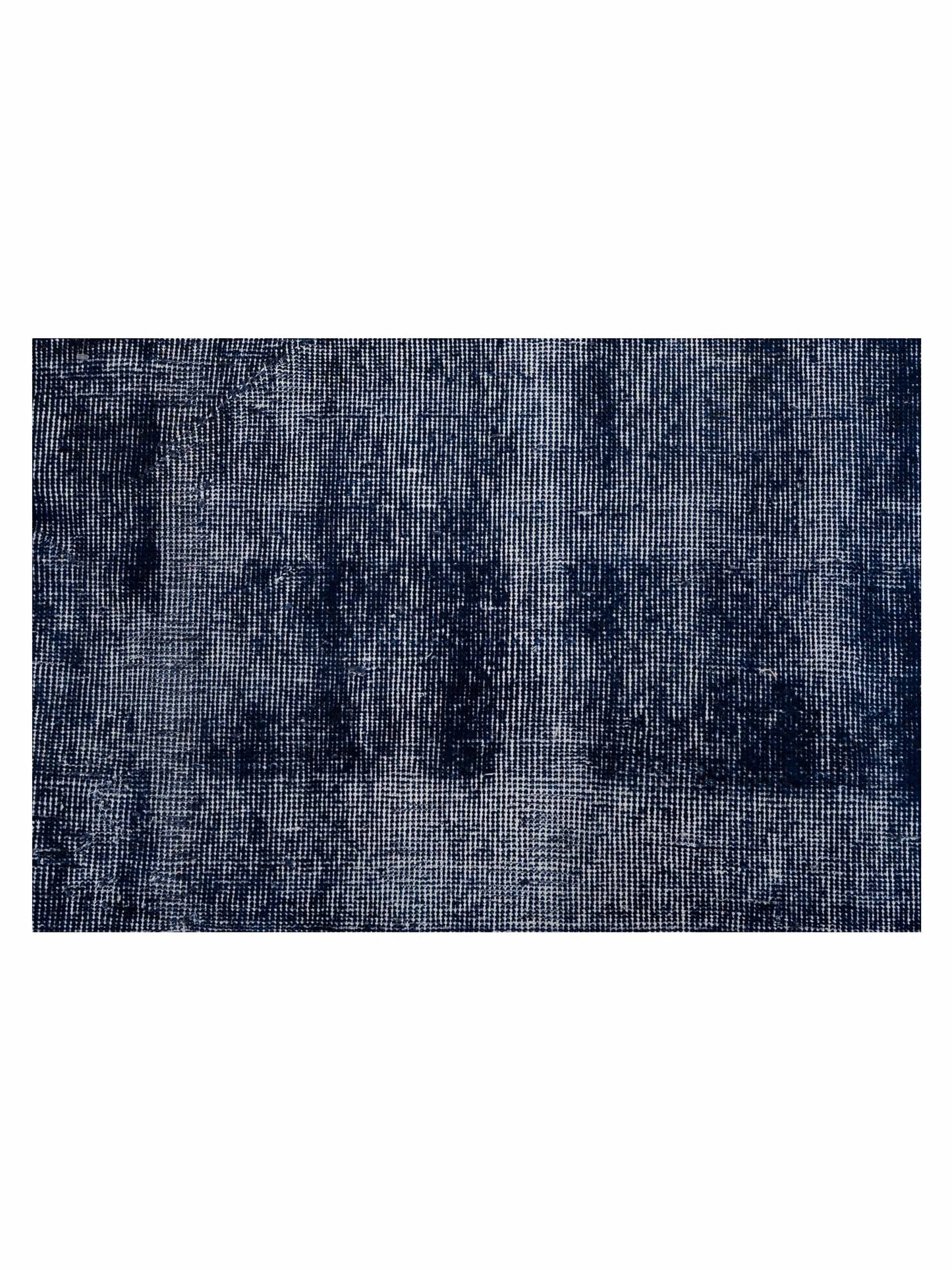 Vintage Indigo 6.4x9.10 Hand Knotted Rug