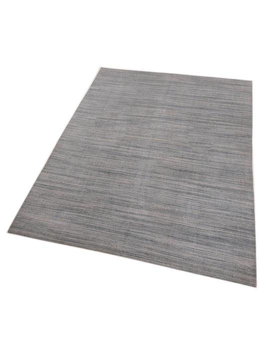 Tibarra Gray 9.1x12 Hand Knotted Rug