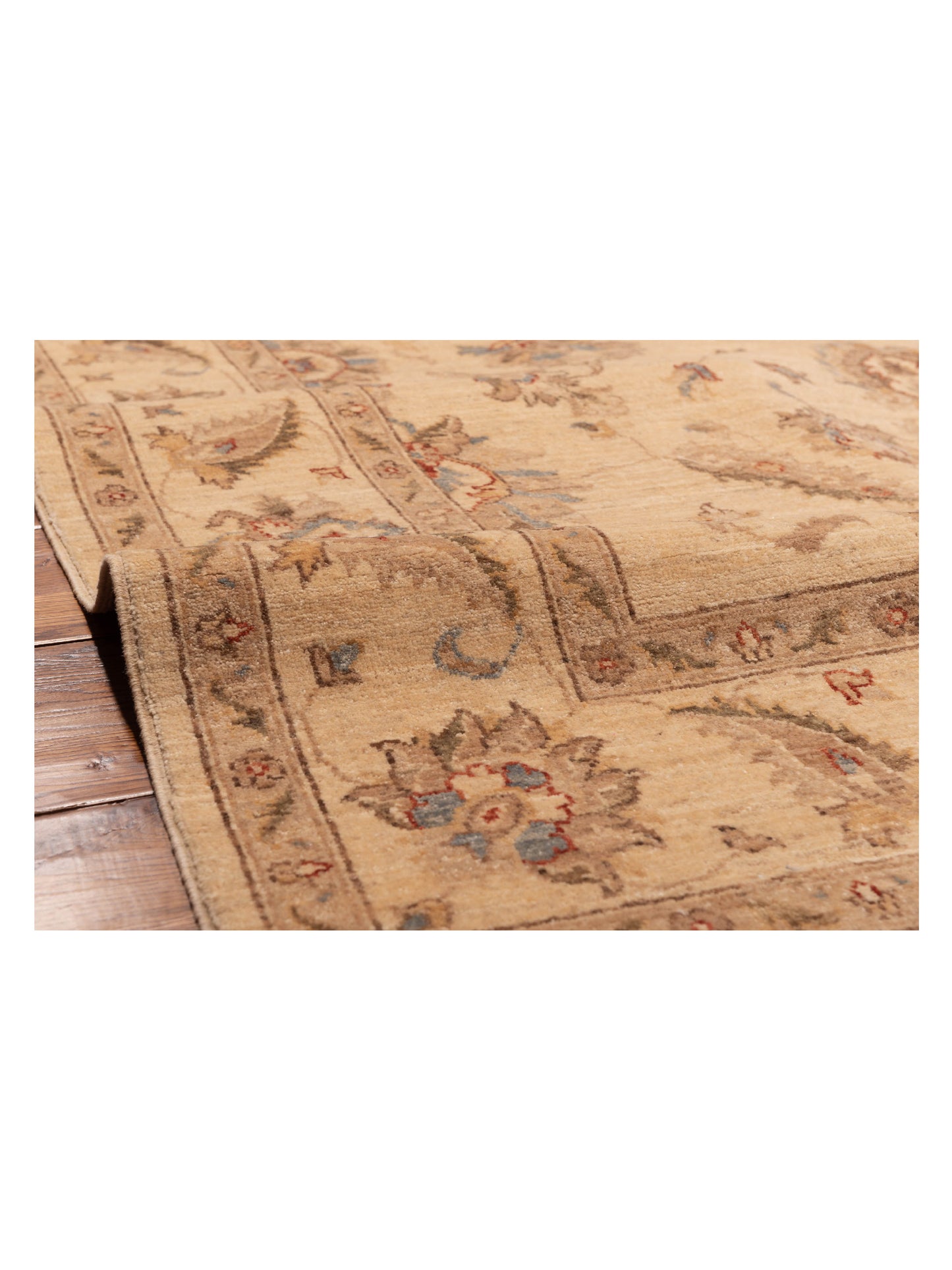 Sabira Ivory Ivory 6.6x9.10 Hand Knotted Rug