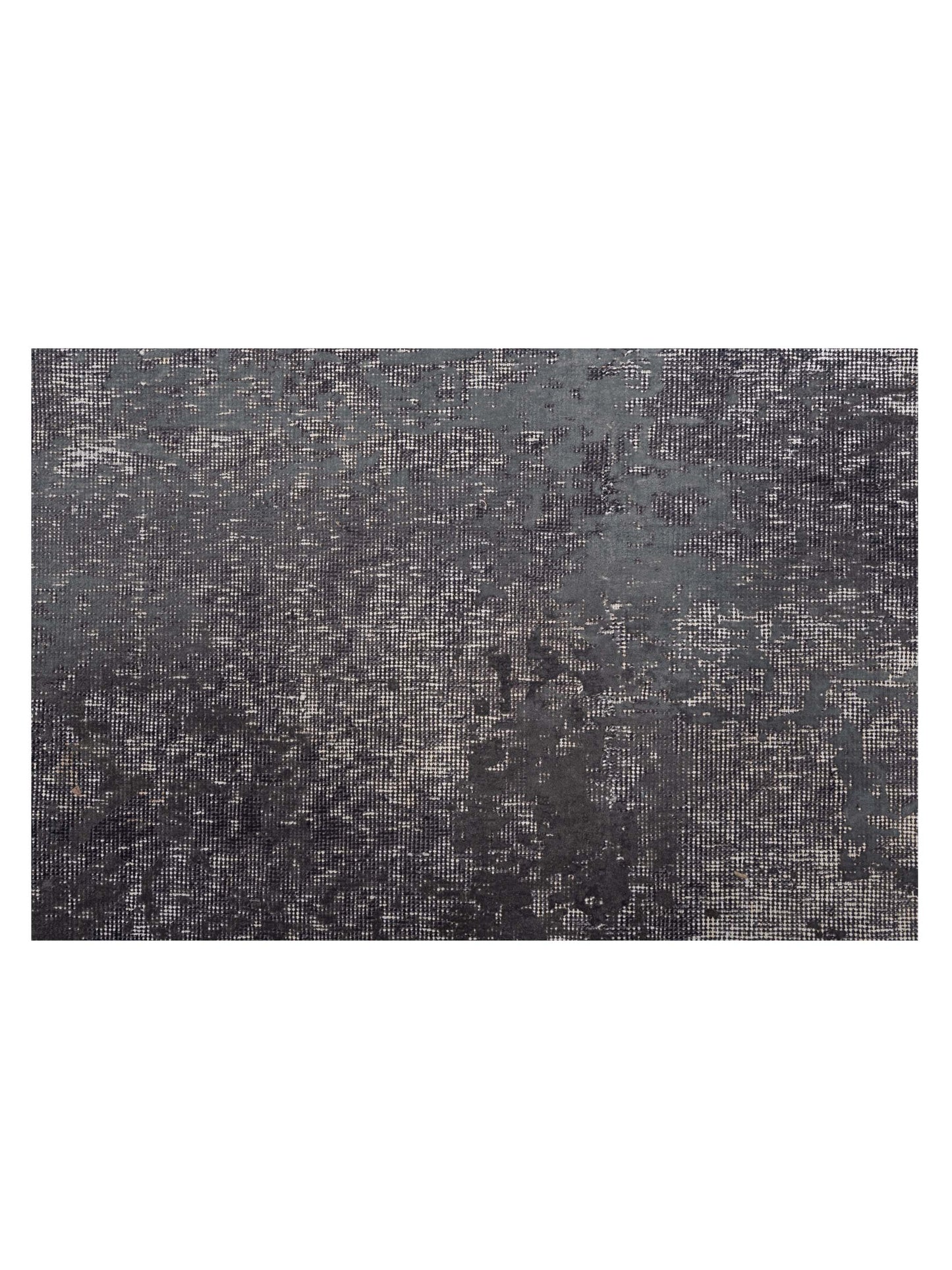 Vintage Dark Gray 8.2x13.1 Hand Knotted Rug