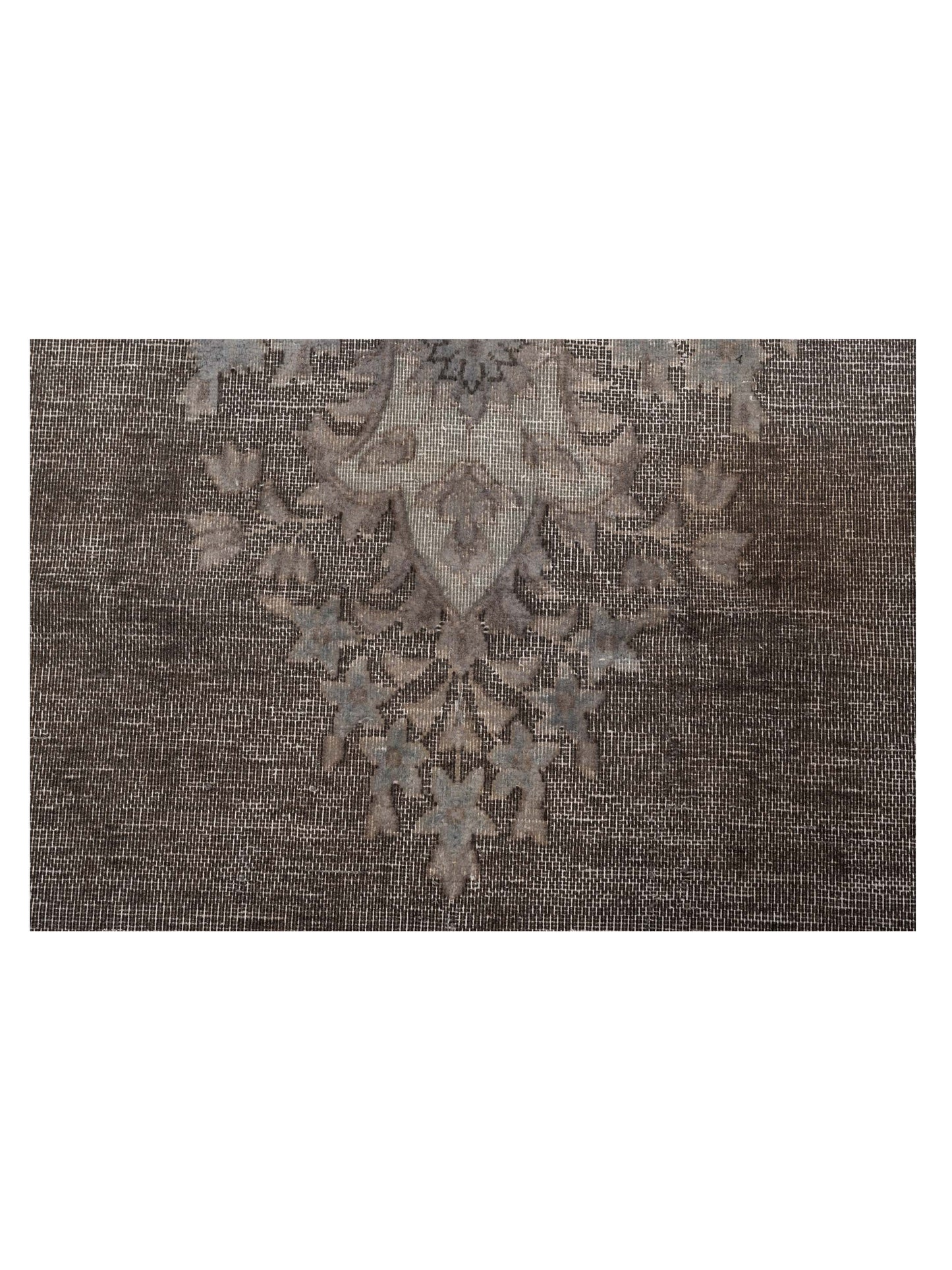 Vintage Dark Gray 9.9x13.2 Hand Knotted Rug
