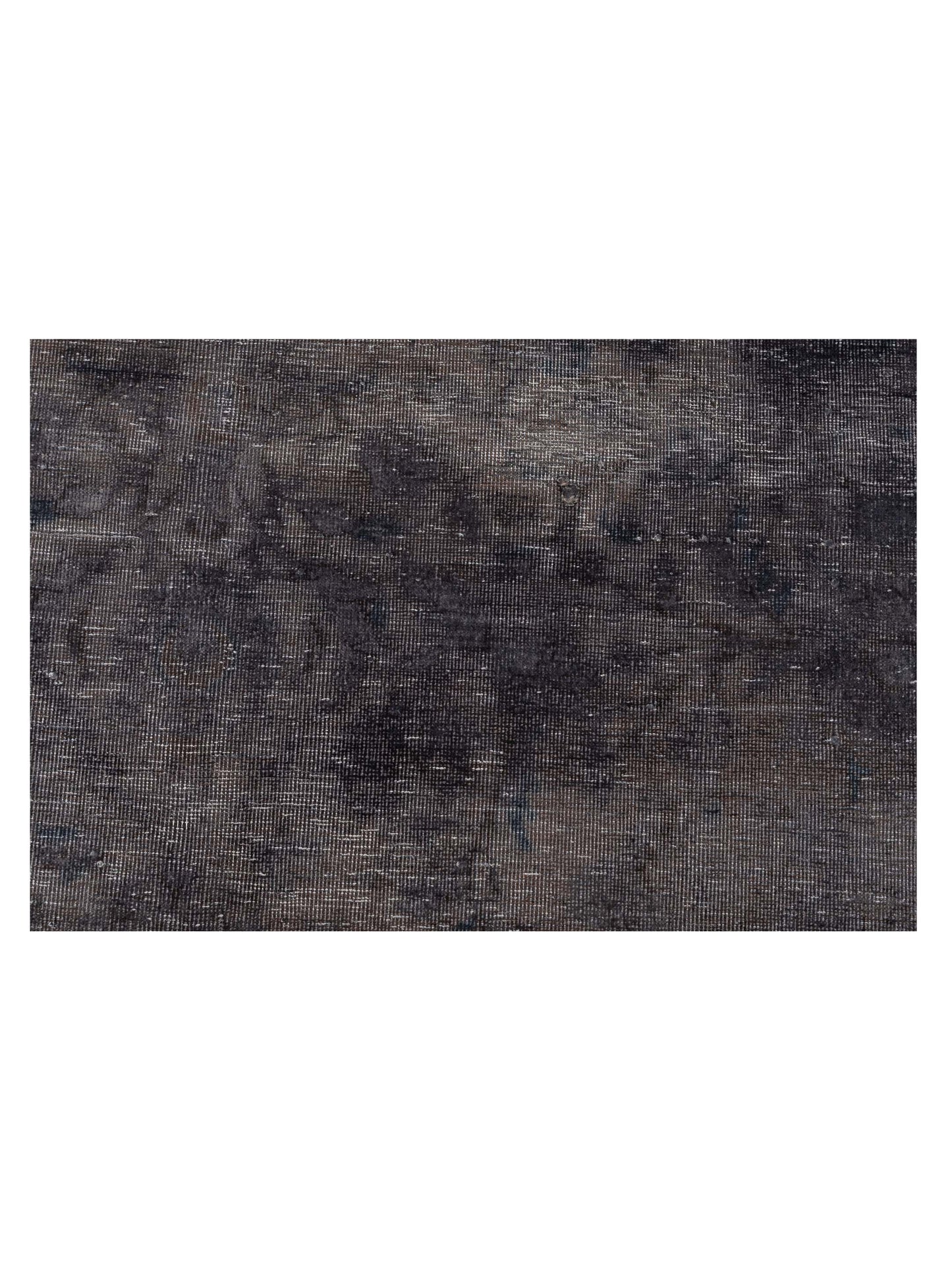 Vintage Dark Gray 9.8x13 Hand Knotted Rug