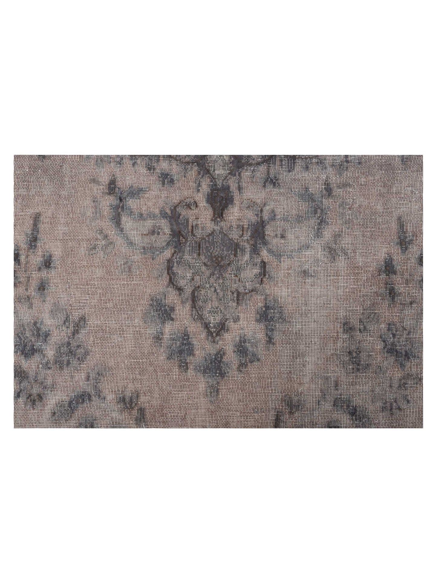 Vintage Gray 9.9x13.1 Hand Knotted Rug