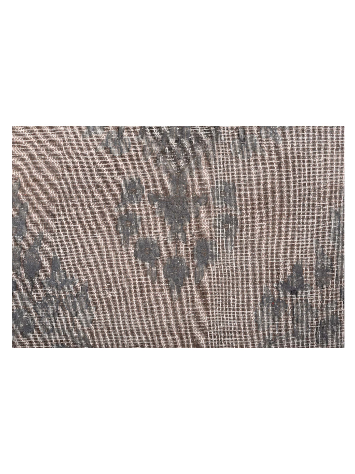 Vintage Light Gray 9.10x13.6 Hand Knotted Rug