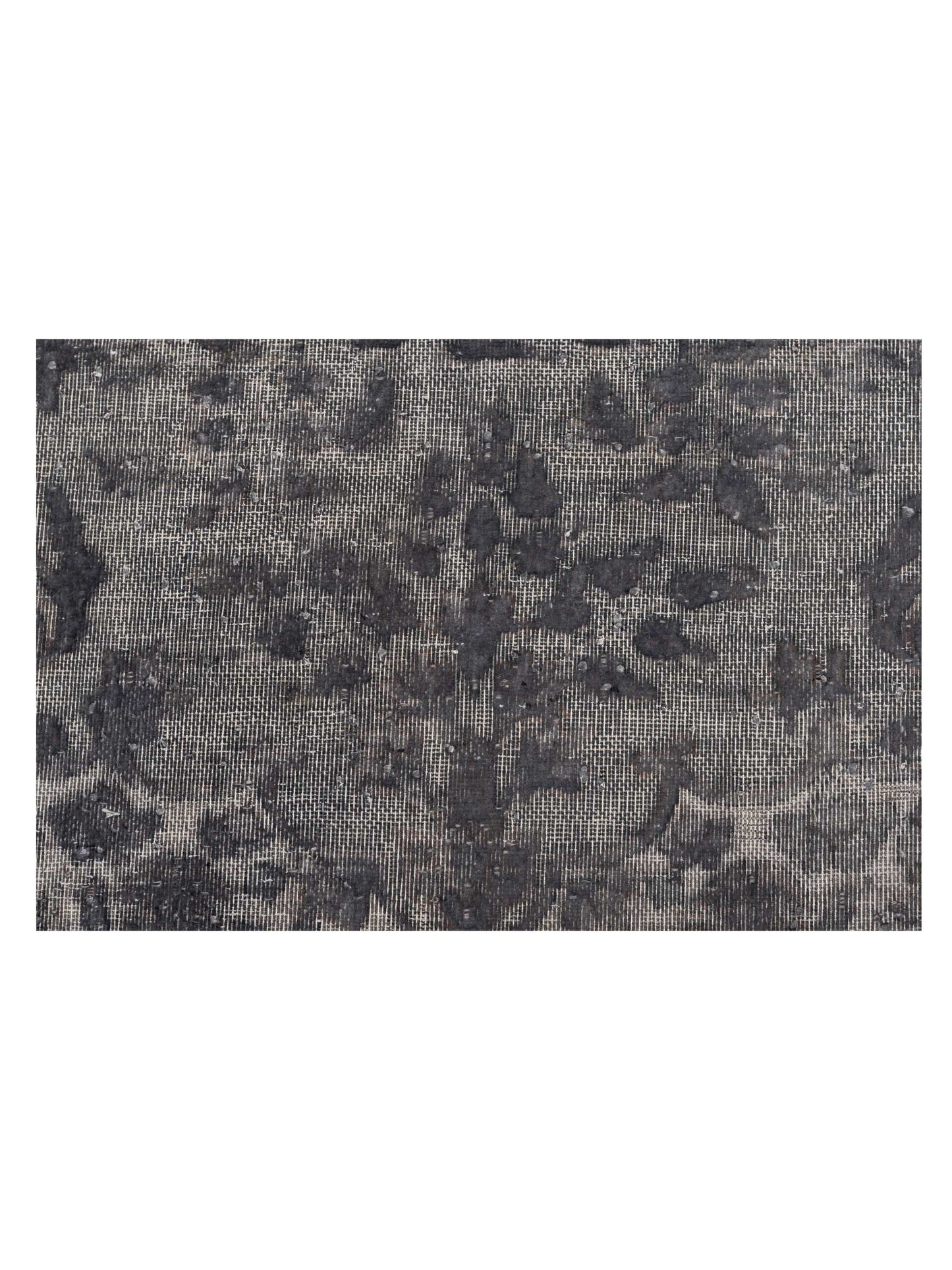 Vintage Gray 9.9x12.11 Hand Knotted Rug