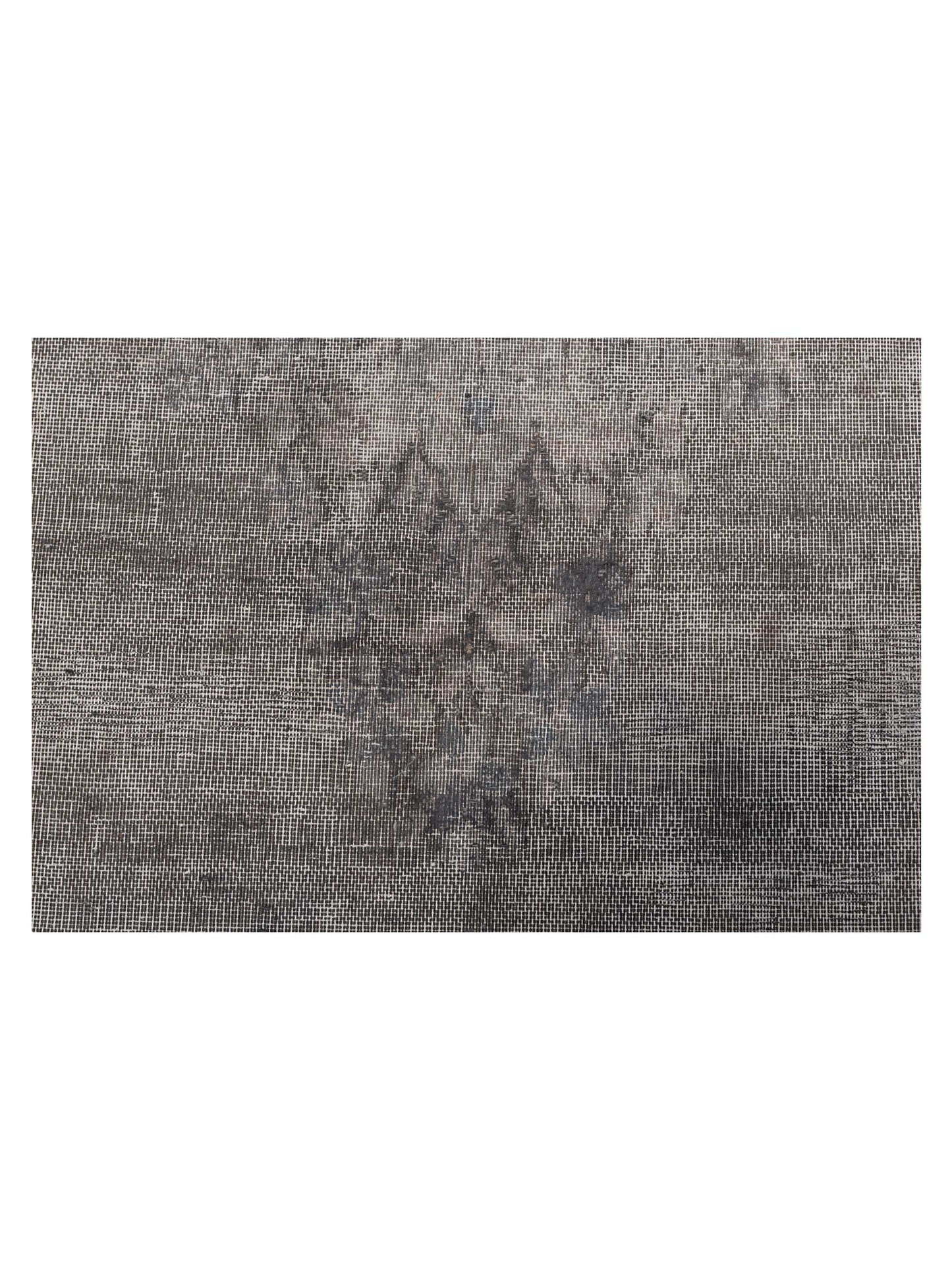 Vintage Gray 9.11x13.2 Hand Knotted Rug