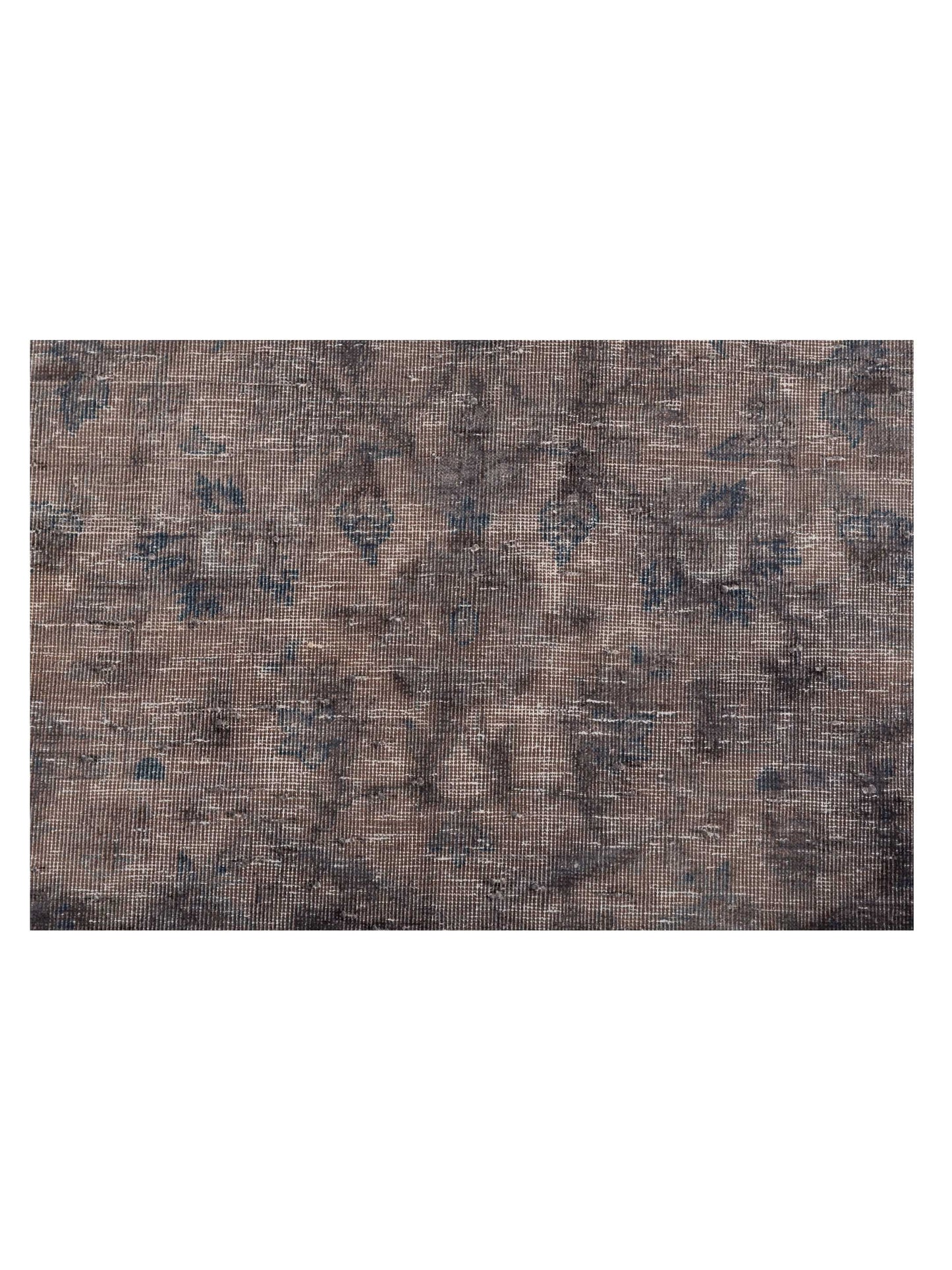Vintage Dark Gray 10x13.2 Hand Knotted Rug