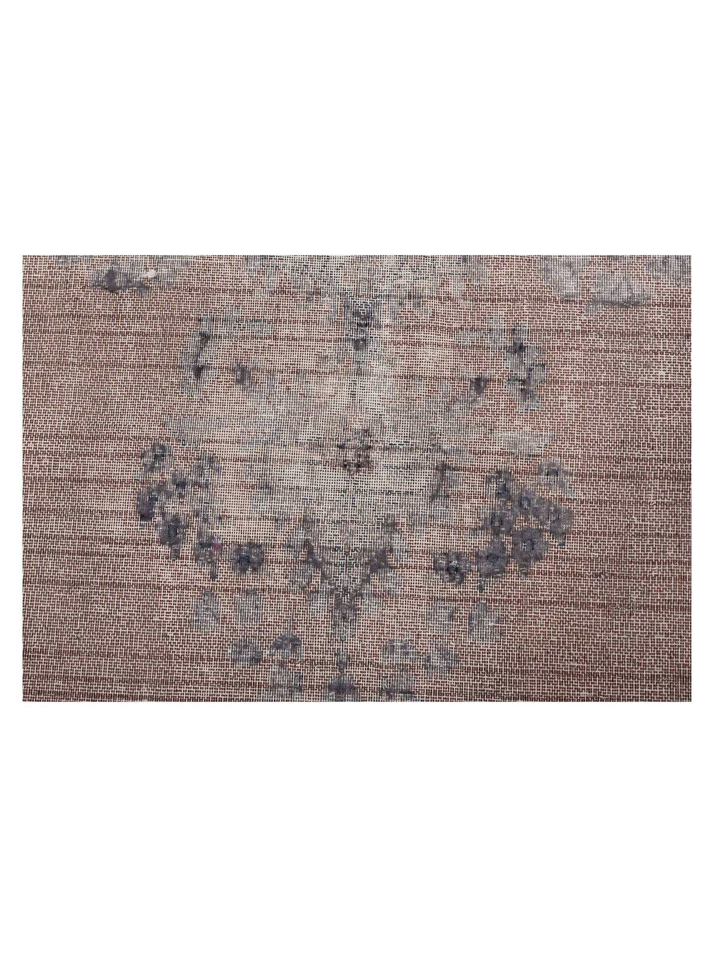 Vintage Gray 9.10x13.5 Hand Knotted Rug