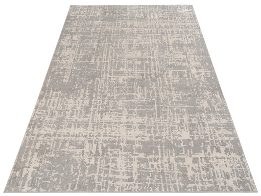 Calvera Silver Ivory 6.7x9.6 Machine Made Rug