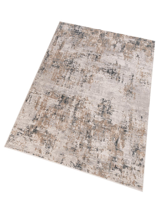Calvera Ivory Gray 6.7x9.6 Machine Made Rug