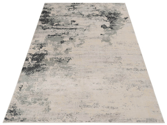 Calvera Ivory Gray 6.7x9.6 Machine Made Rug