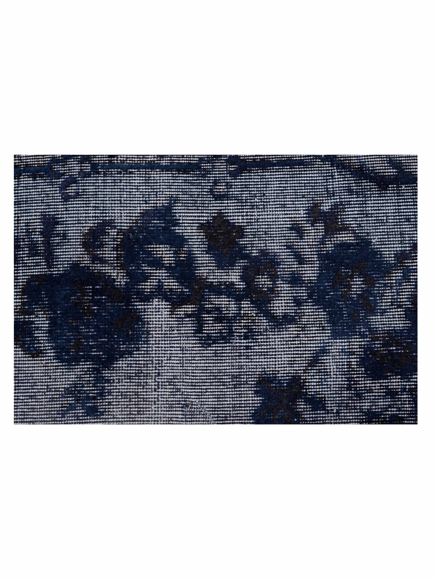 Patchwork Navy 9x12 Hand Knotted Rug