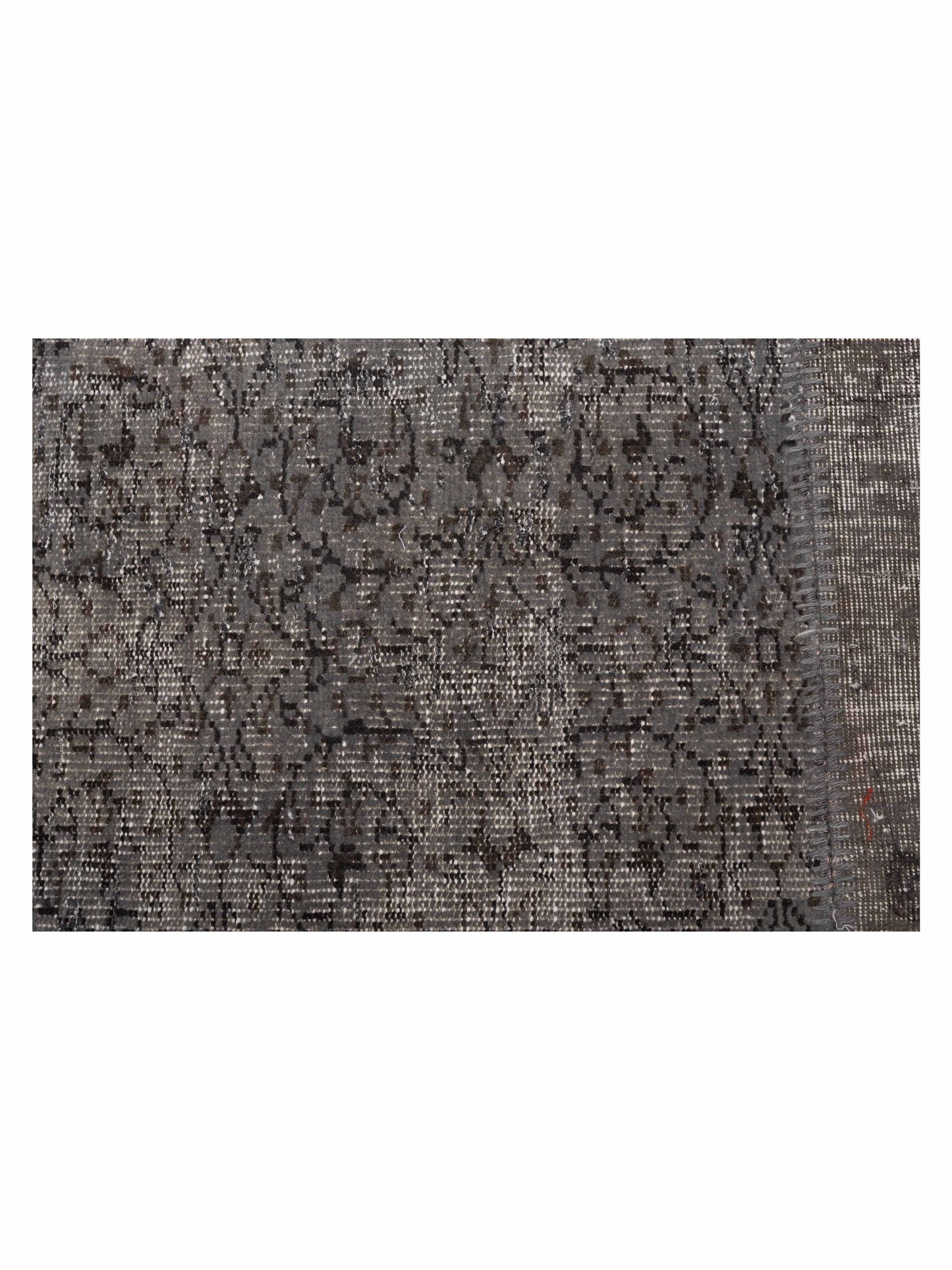 Patchwork Dark Gray 8.2x10 Hand Knotted Rug