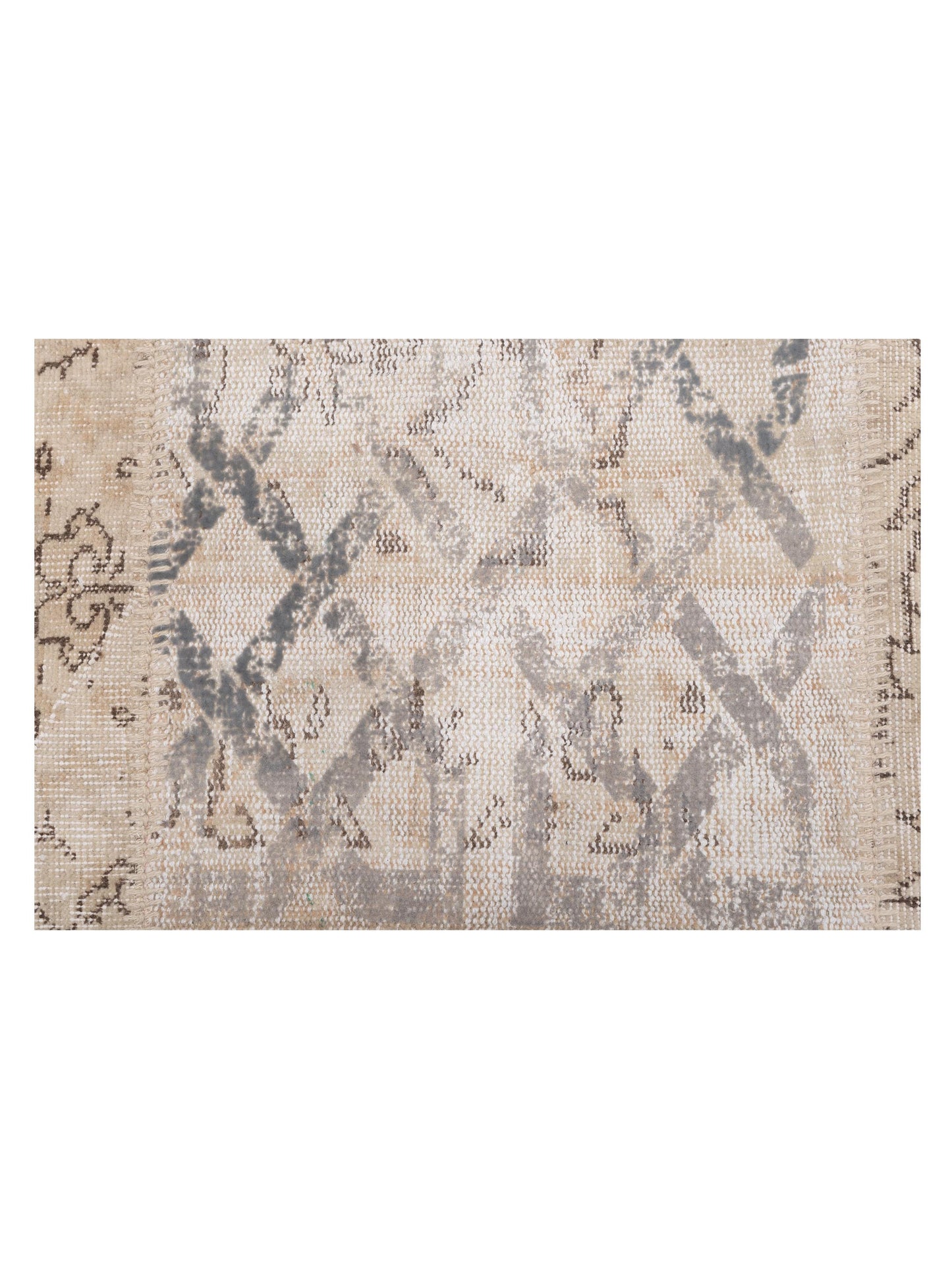 Patchwork Natural 9.10x13.2 Hand Knotted Rug