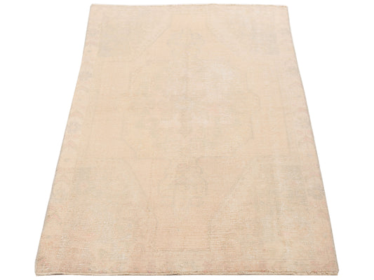 Nomadra Beige 4.2x7 Hand Knotted Rug