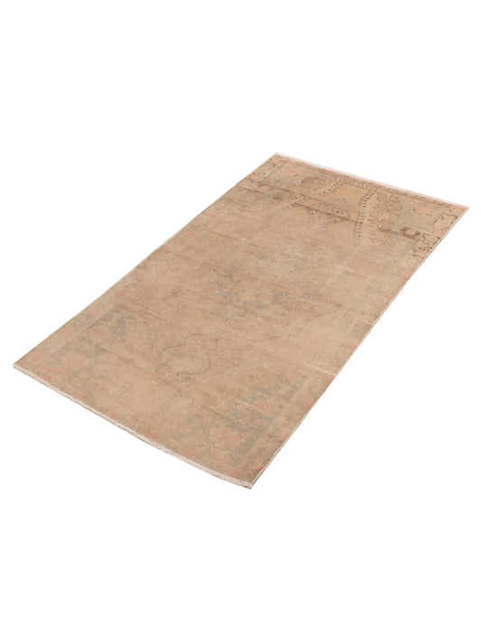 Antiqua Heirloom Pink Green 4.2x7.9 Hand Knotted Rug