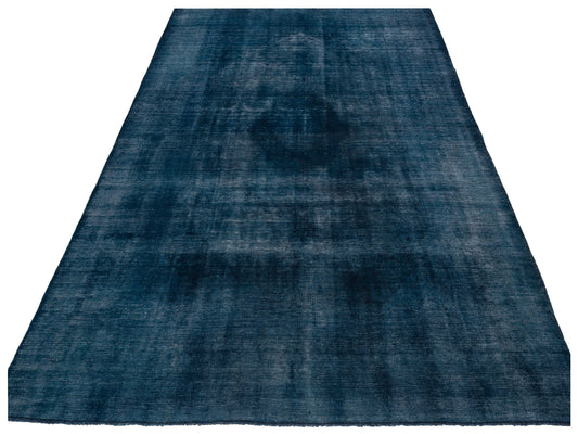 Vintage Indigo 9.6x13.2 Hand Knotted Rug
