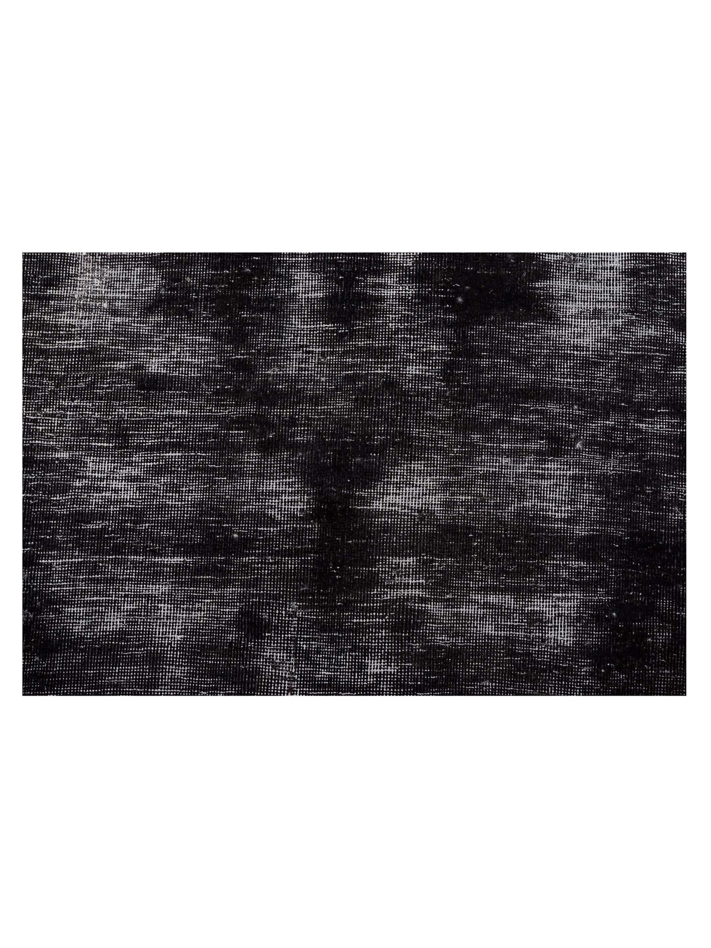 Vintage Black Black 9.7x13 Hand Knotted Rug