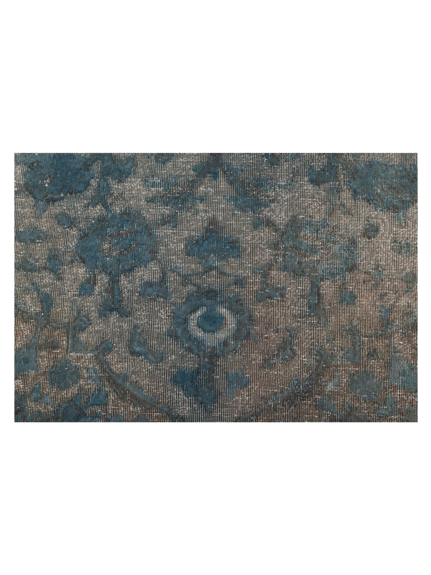 Vintage Blue 10x13.4 Hand Knotted Rug