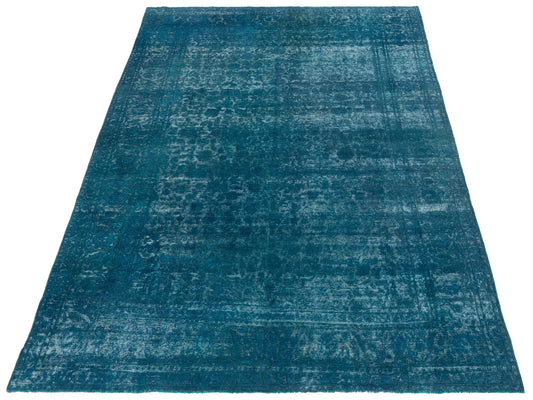 Vintage Indigo 9.7x12.8 Hand Knotted Rug