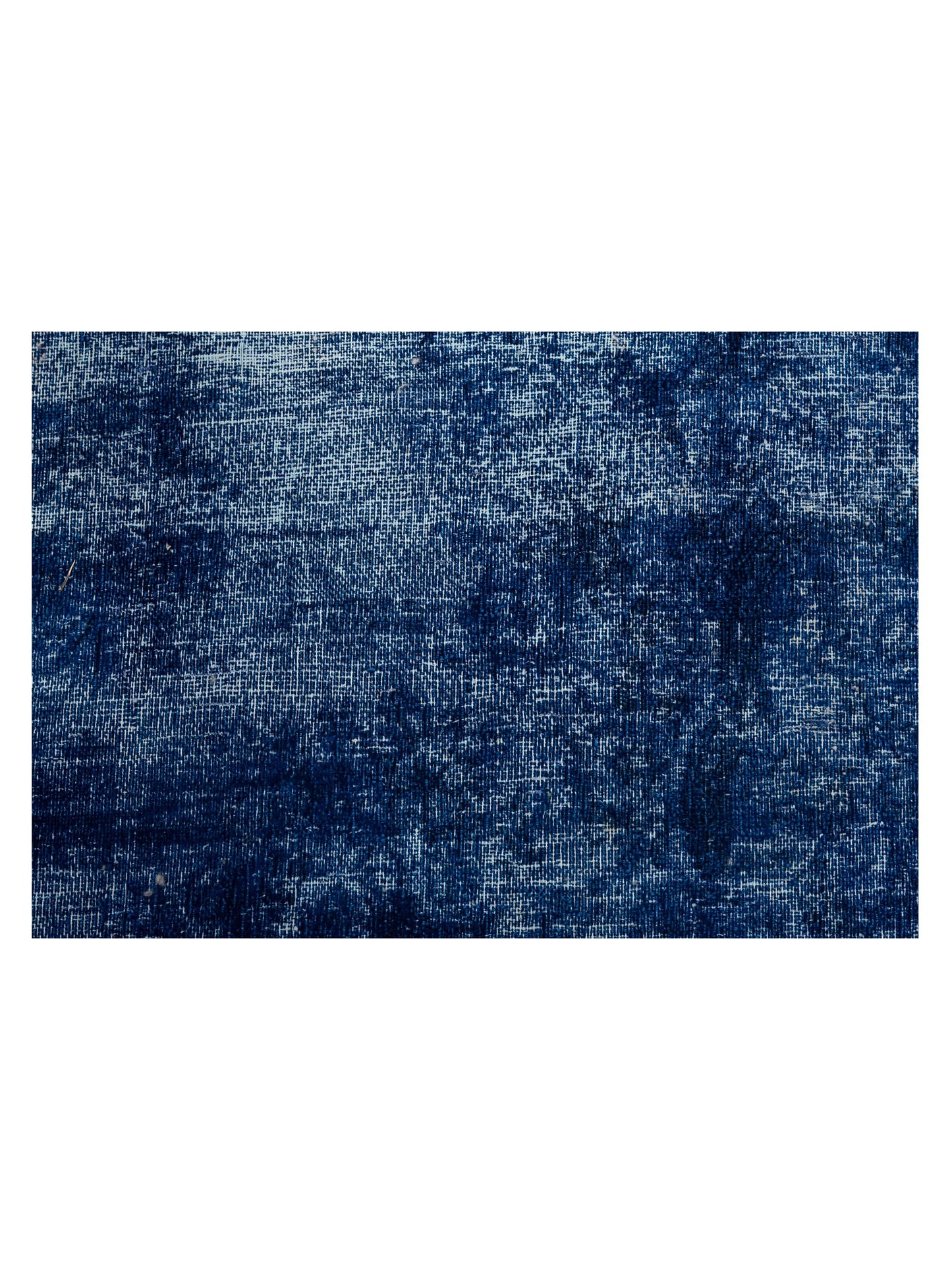 Vintage Dark Blue 9.7x13.5 Hand Knotted Rug