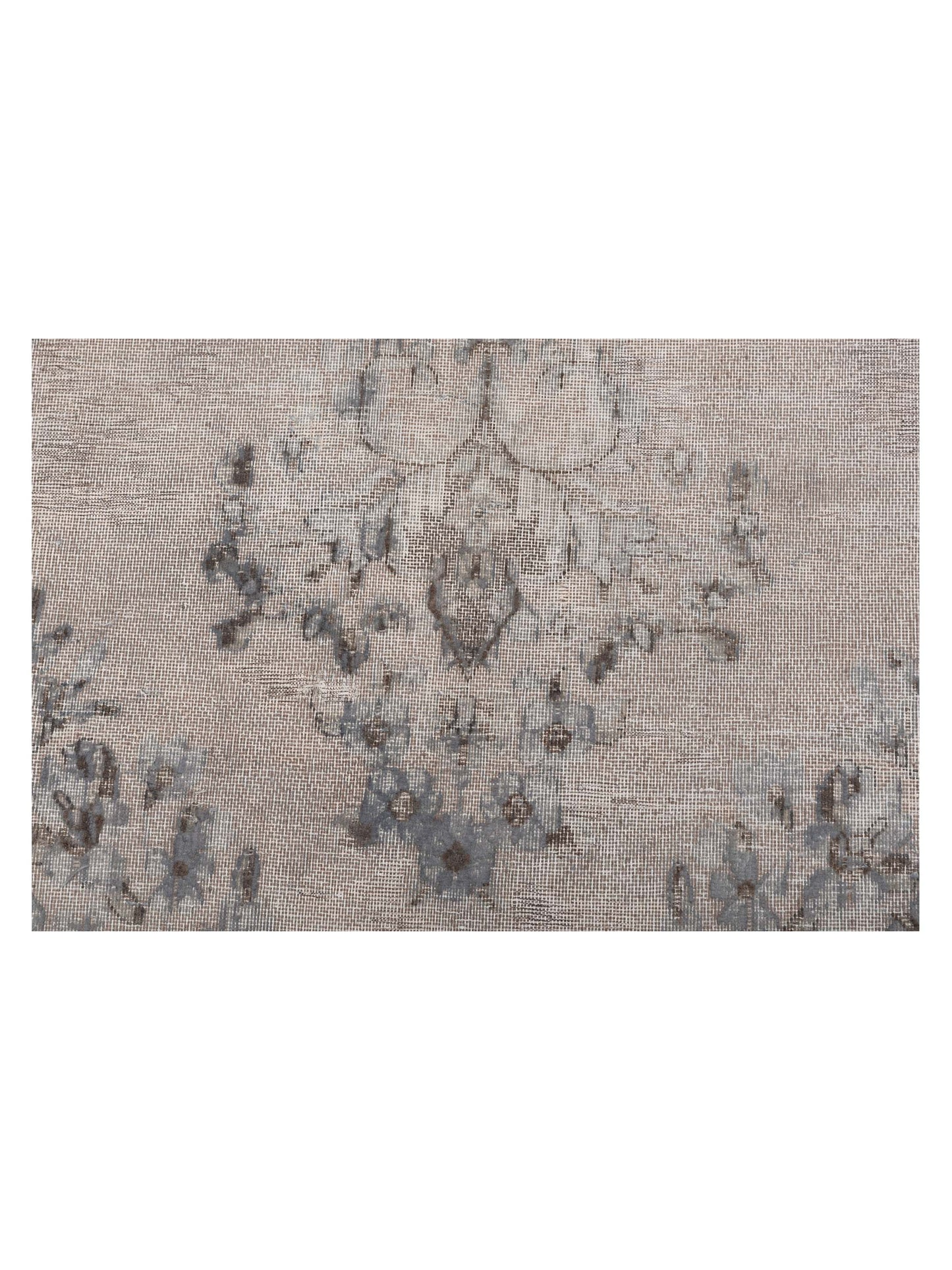 Vintage Light Gray 9.10x13.2 Hand Knotted Rug