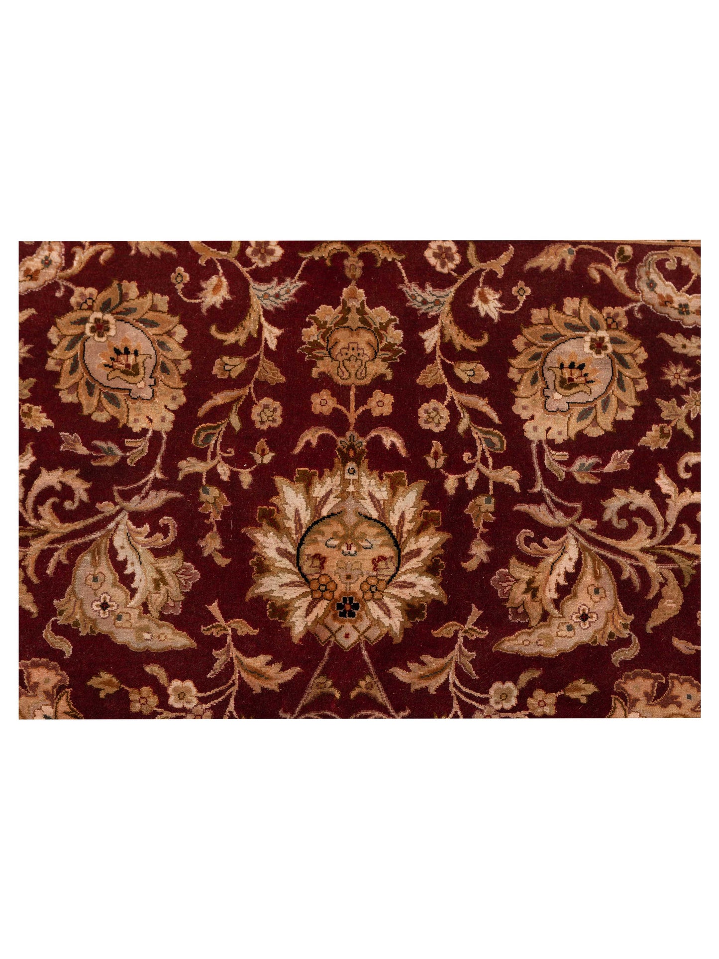 Javira Silk Red Ivory 9.2x12 Hand Knotted Rug