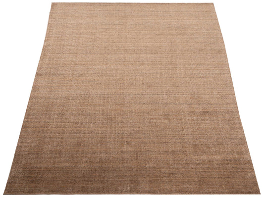 Tibarra Light Brown 9x12 Hand Knotted Rug