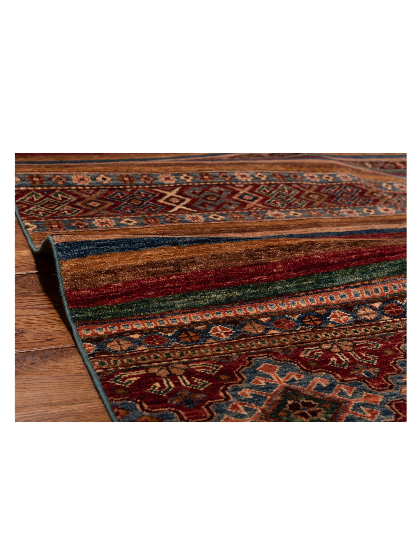 Khoraya Multi 4x5.11 Hand Knotted Rug