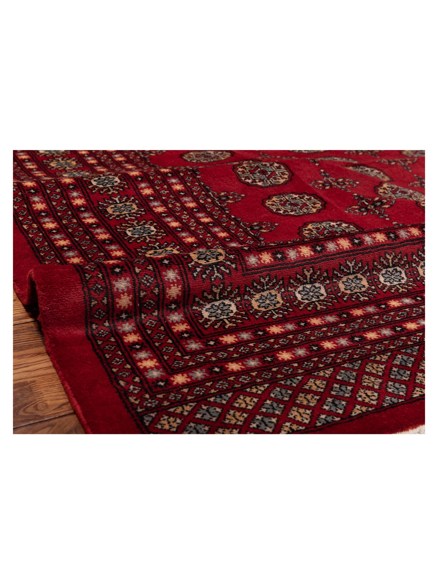 Bokhara Red Red 9.2x11.6 Hand Knotted Rug