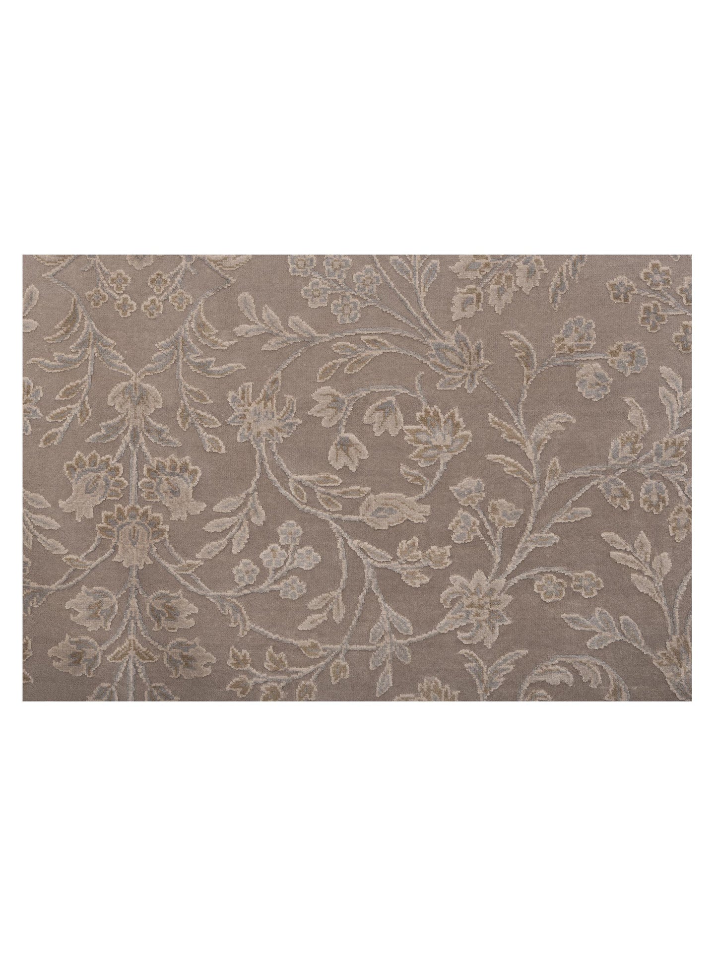 Javira Silk Silver 8x10.1 Hand Knotted Rug