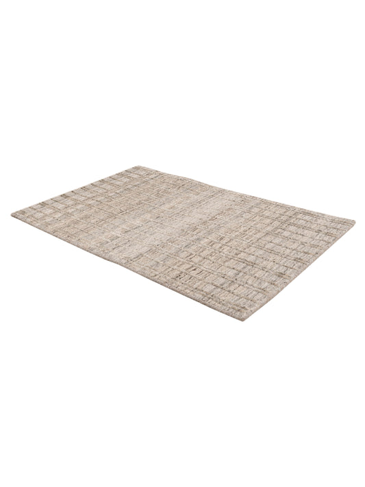 Tibarra Light Gray 2x3 Hand Knotted Rug