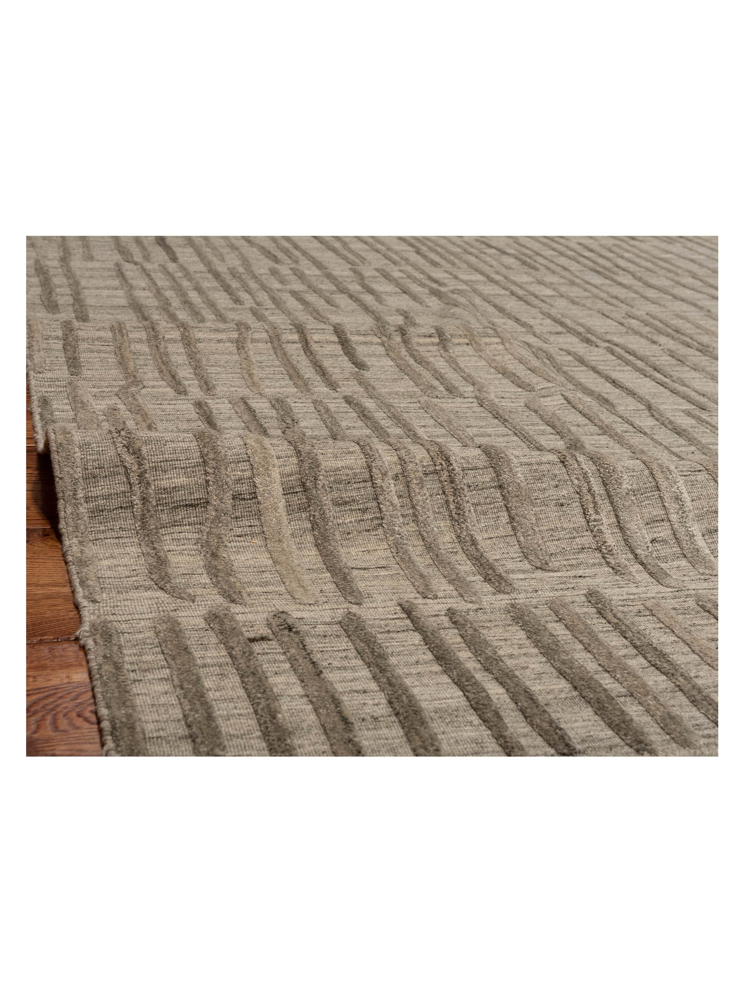 Tibarra Silver 8.1x10.3 Hand Knotted Rug