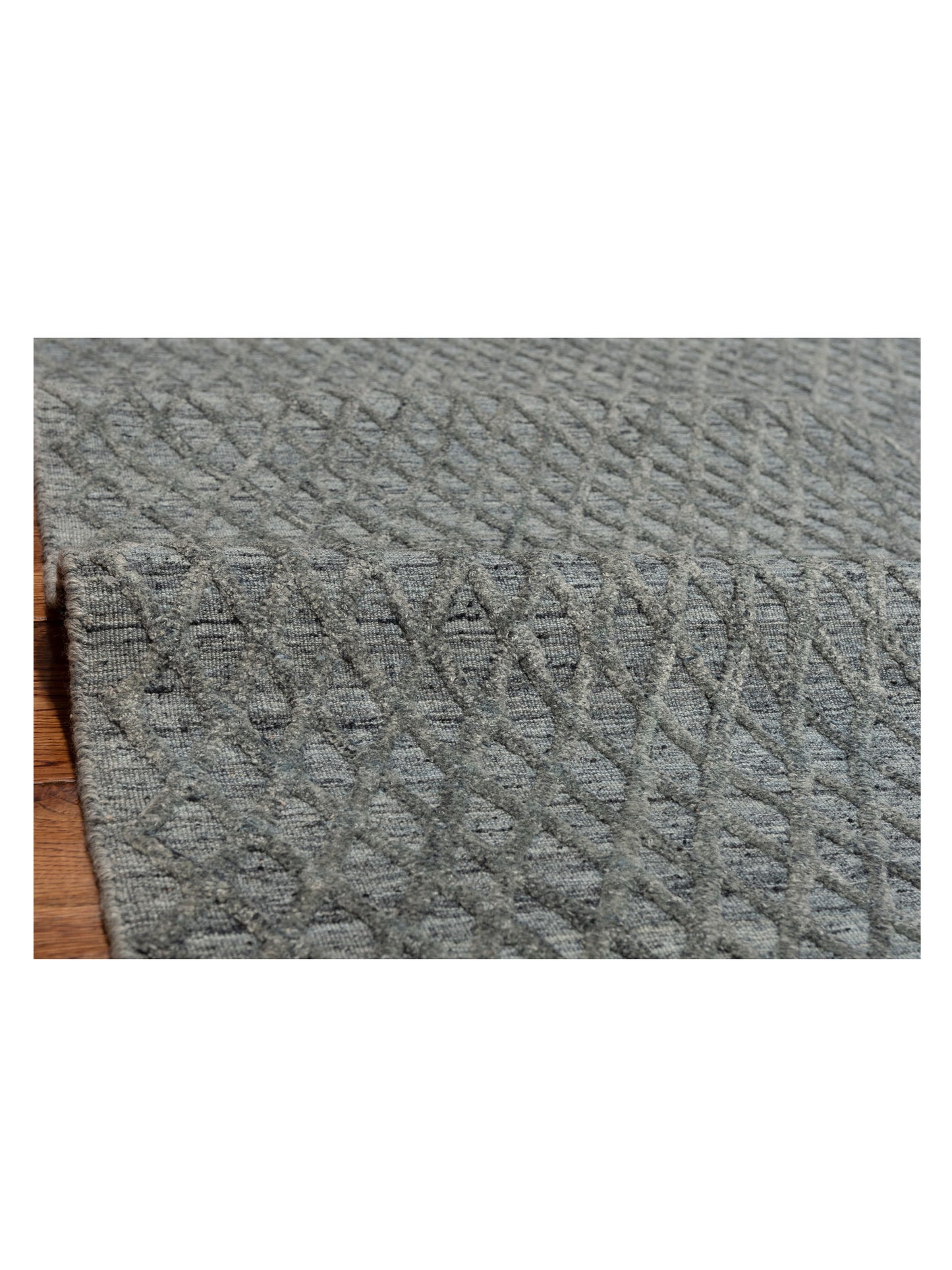 Tibarra Gray 8.2x10.1 Hand Knotted Rug