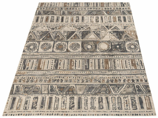 Tibarra Silver Gray 8.2x9.9 Hand Knotted Rug