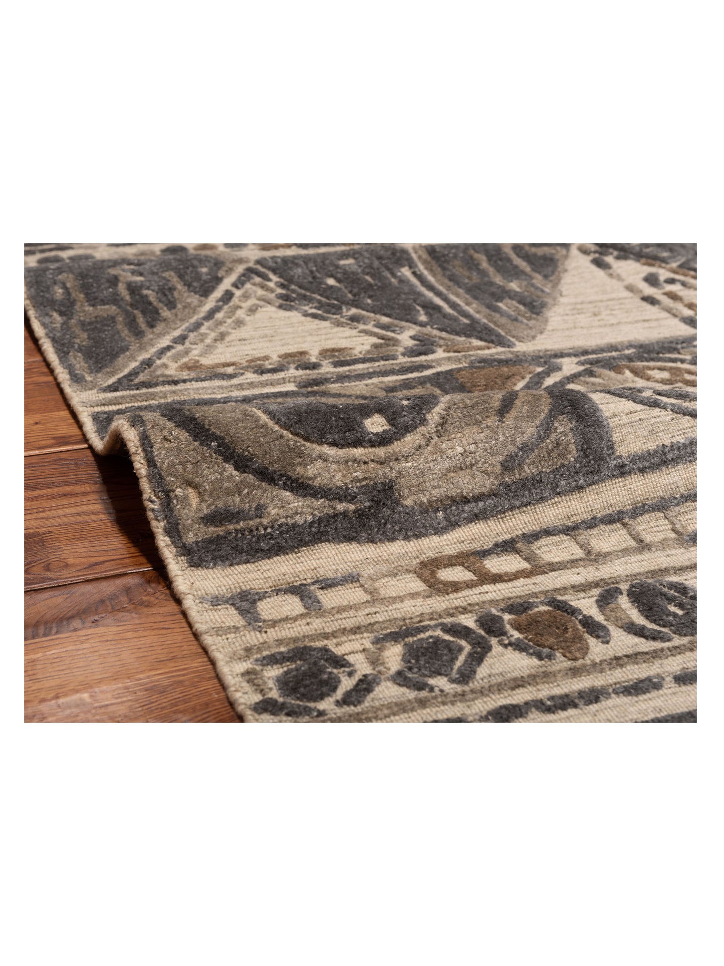 Tibarra Silver Gray 4.3x6.3 Hand Knotted Rug