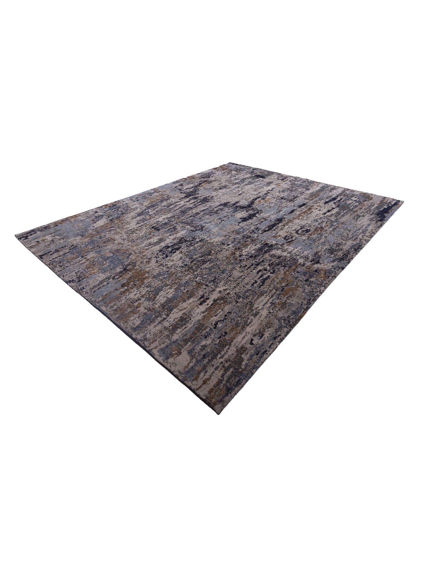 Tenzari Multi 11.8x15.3 Hand Knotted Rug