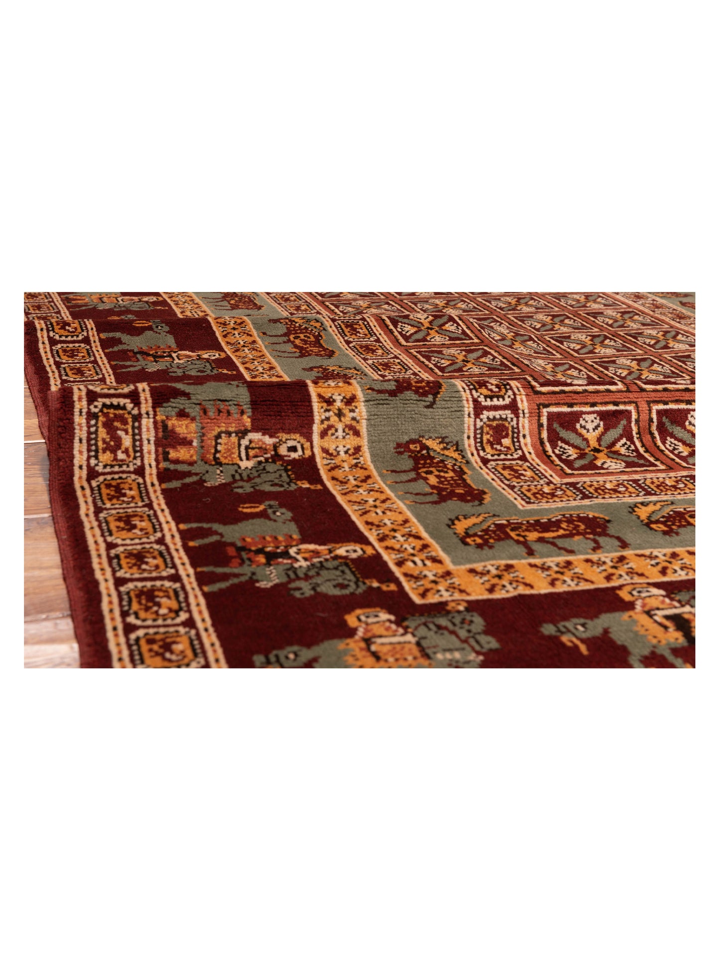 Shirvara Multi 5.8x8 Hand Knotted Rug