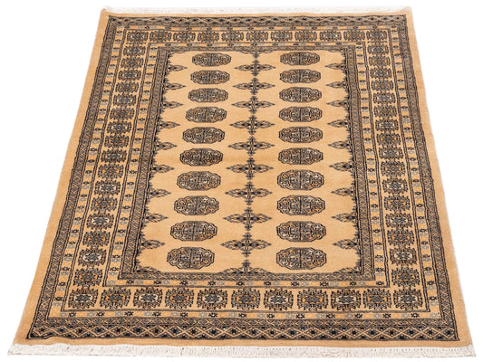 Bokhara Beige Beige 4.1x5.10 Hand Knotted Rug