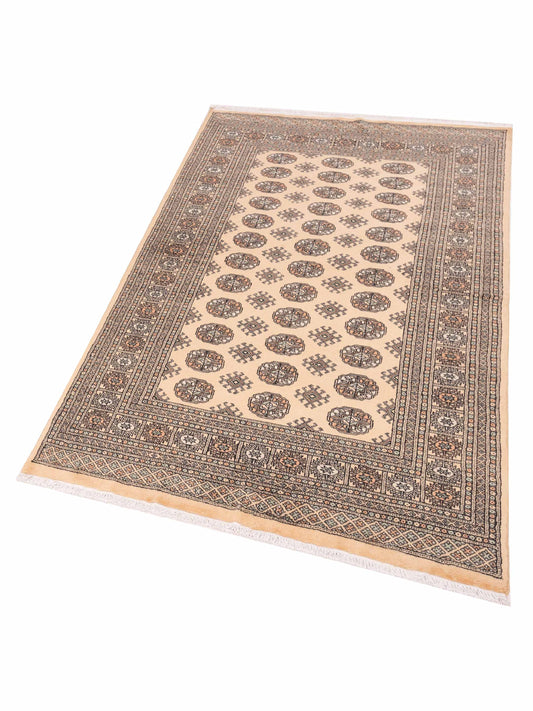 Bokhara Beige Beige 4.11x8 Hand Knotted Rug