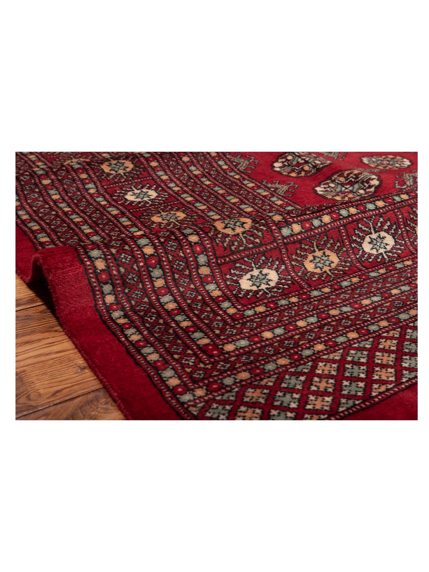 Bokhara Red Red 9x11.9 Hand Knotted Rug