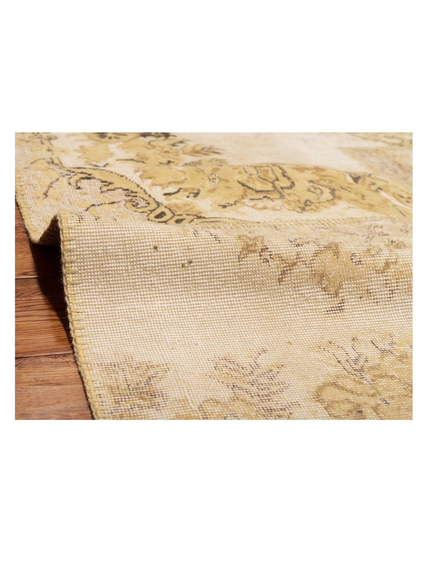 Patchwork Light Green 8.1x10 Hand Knotted Rug