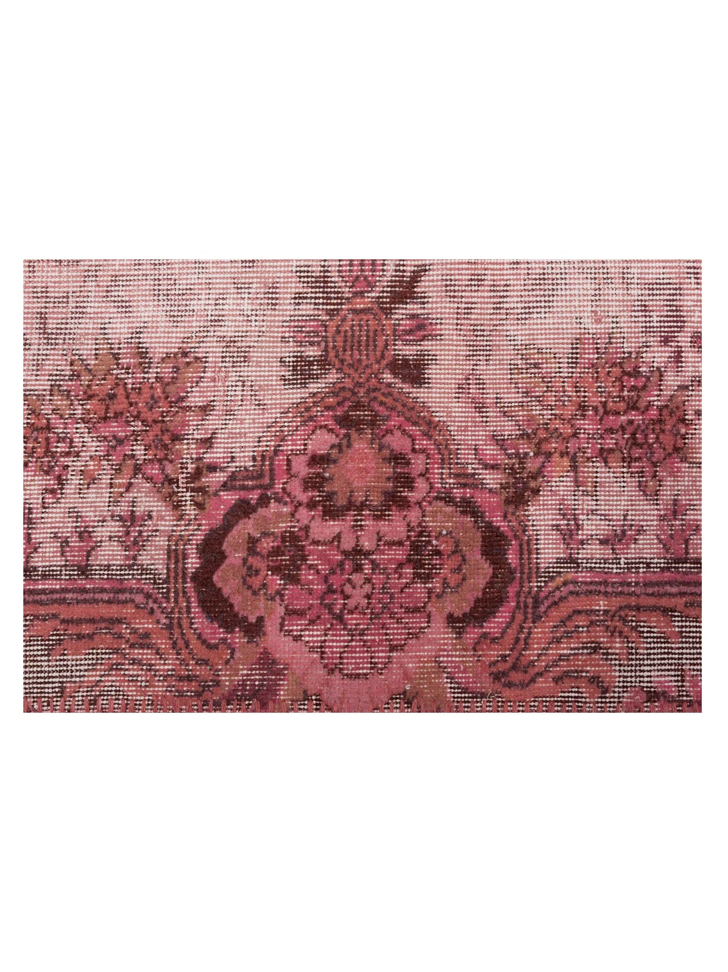 Patchwork Pink 9.1x12 Hand Knotted Rug
