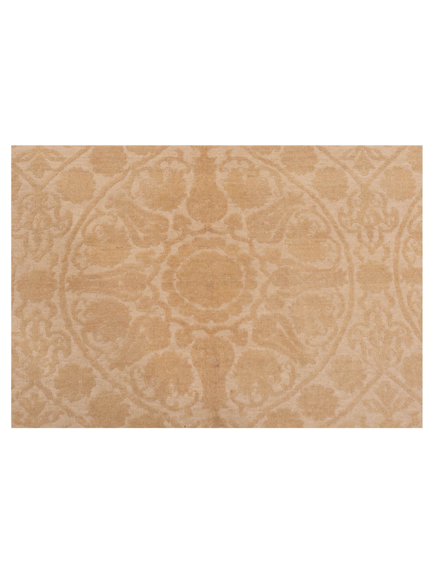 Defnera Ivory Ivory 6.8x9.11 Hand Knotted Rug