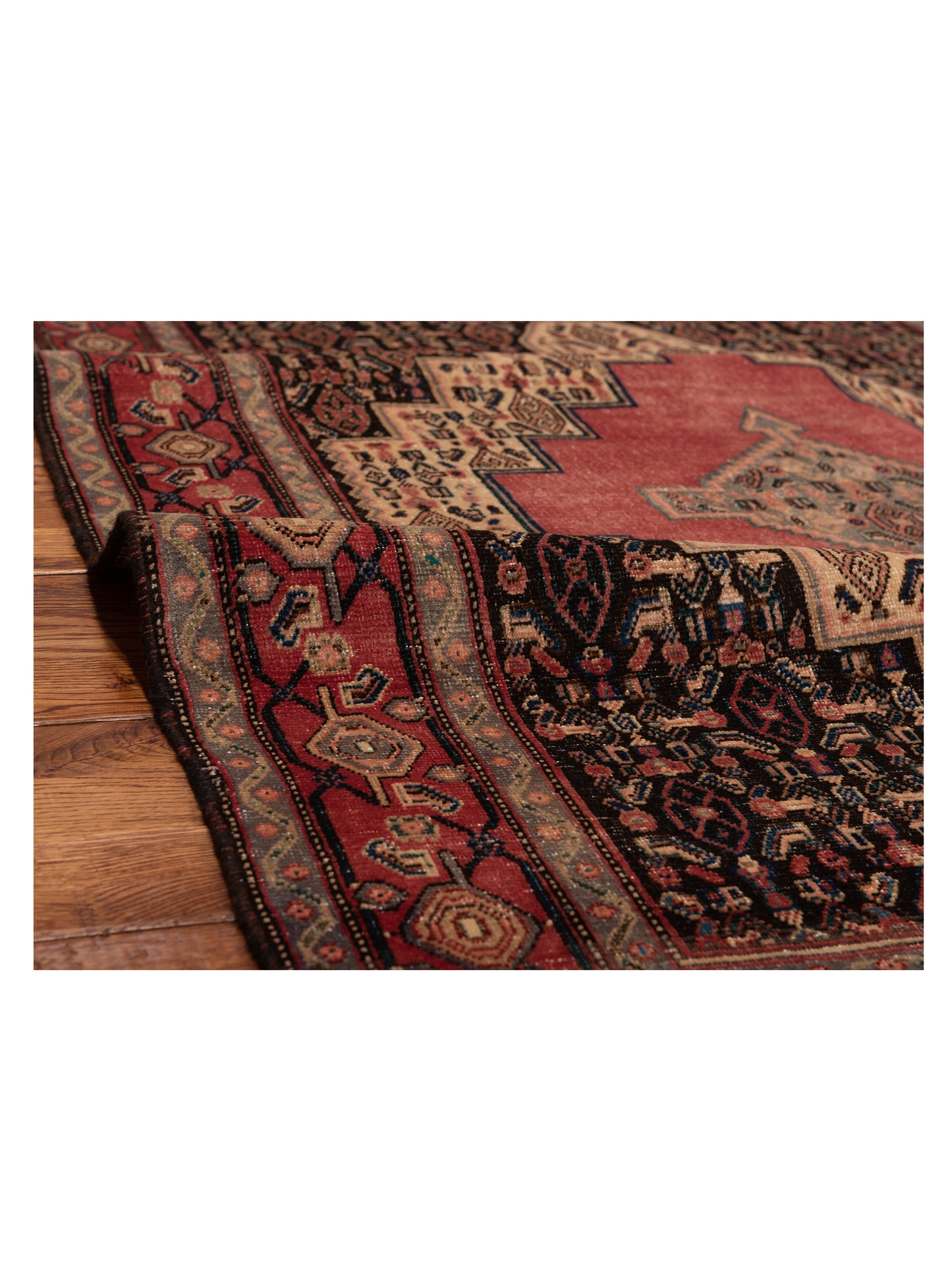 Antiqua Heirloom Rust Rust 3.11x5.5 Hand Knotted Rug