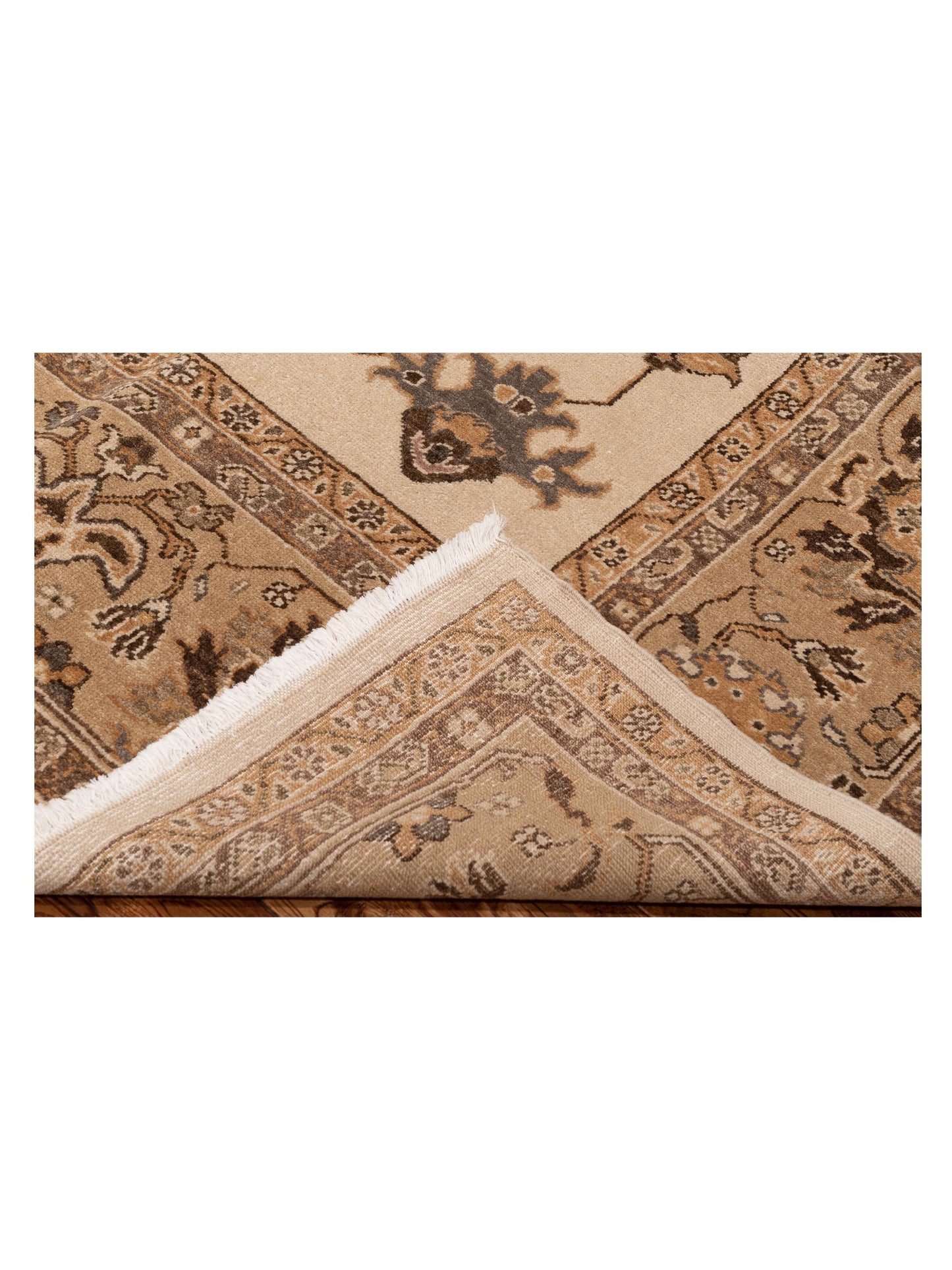 Elvaria Ivory Gold 9.4x12.10 Hand Knotted Rug